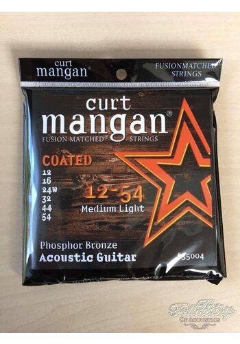 Curt Mangan Curt Mangan 35004 12-54 PhB Coated Long Life gitaar snaren