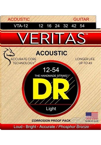 DR Strings DR Strings Veritas Phosphor Bronze VTA-12 12-54