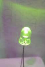 Led 5mm Leaf Green Helder