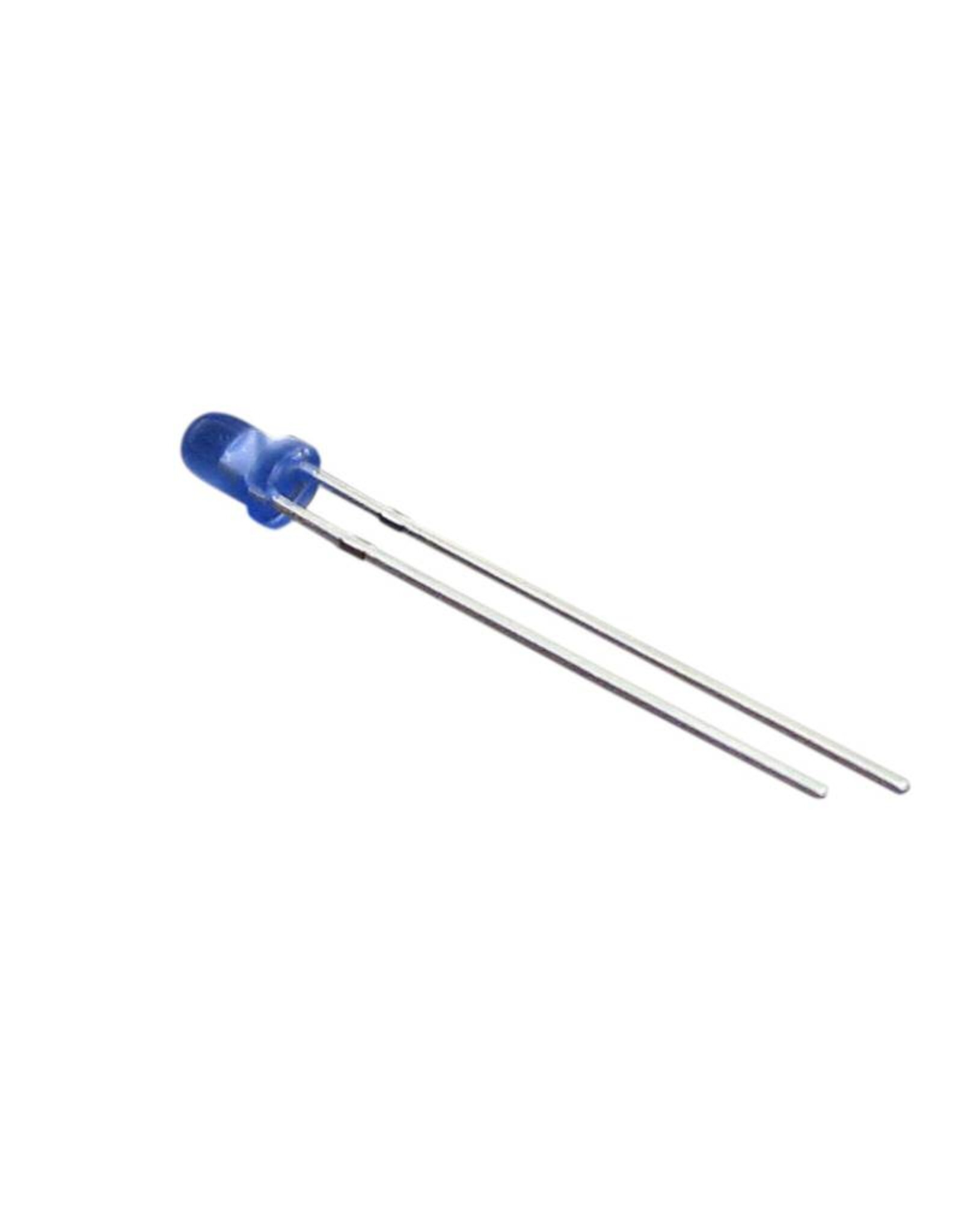 LED 3 mm blauw diffuus