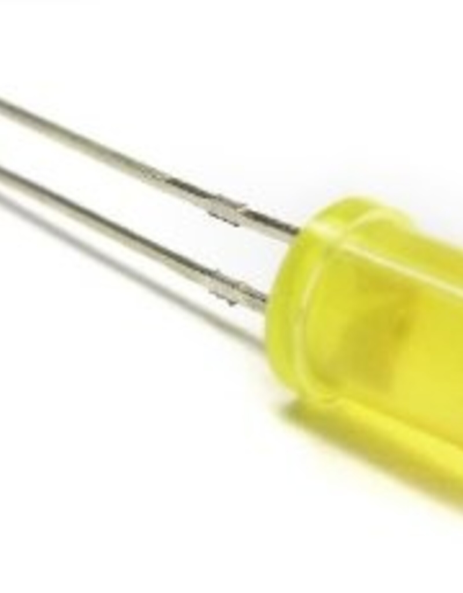 LED 5 mm geel diffuus