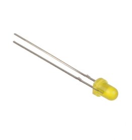 LED 3 mm geel diffuus