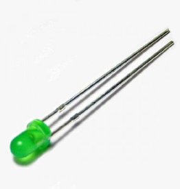 LED 3 mm groen diffuus