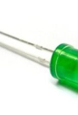 LED 5 mm groen diffuus