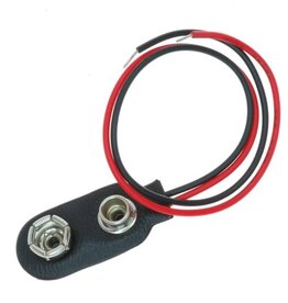 9 Volt batterij clip