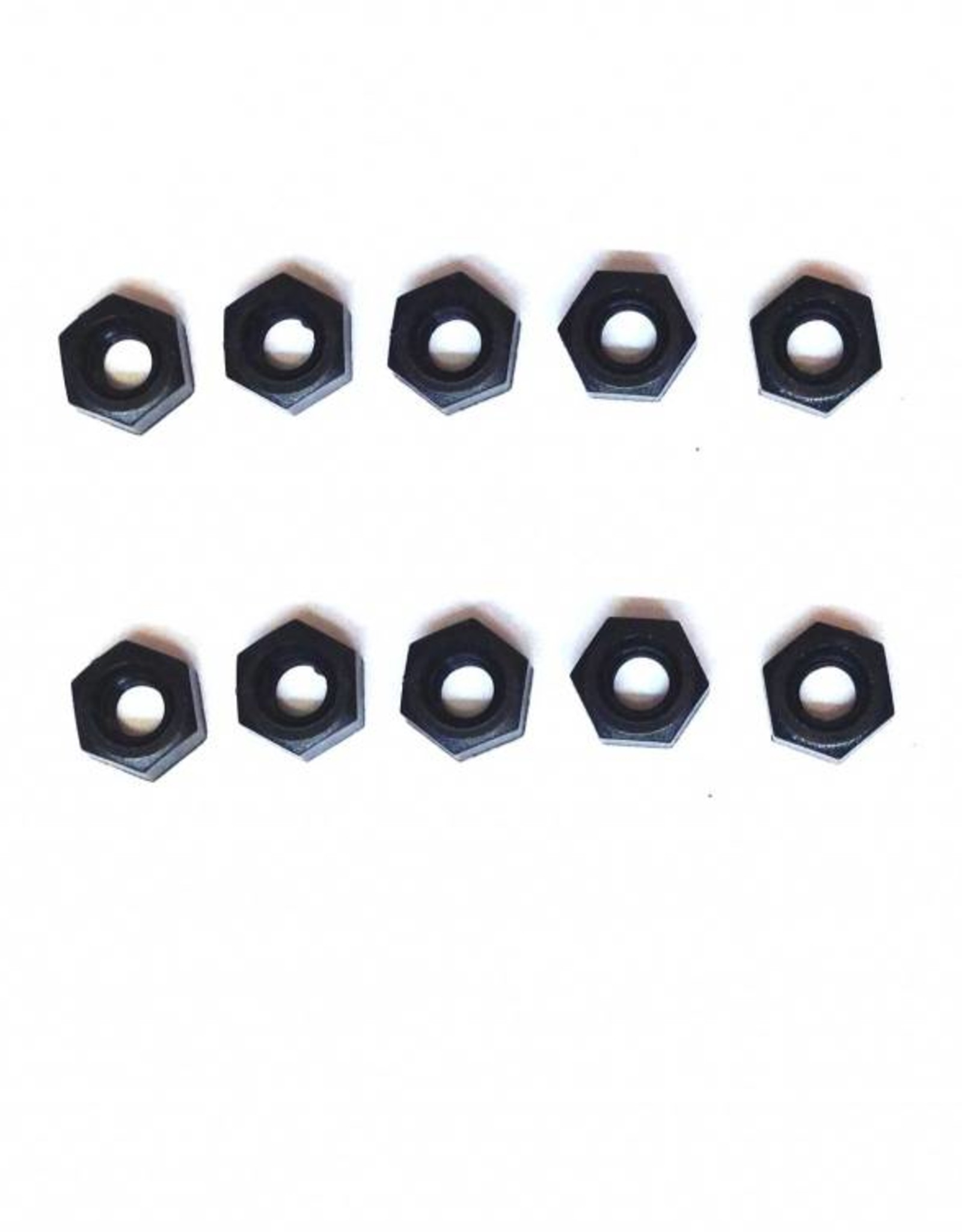 Moer voor Afstands Busje Nylon Zwart M3