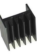 TO-220 Koellichaam Zwart