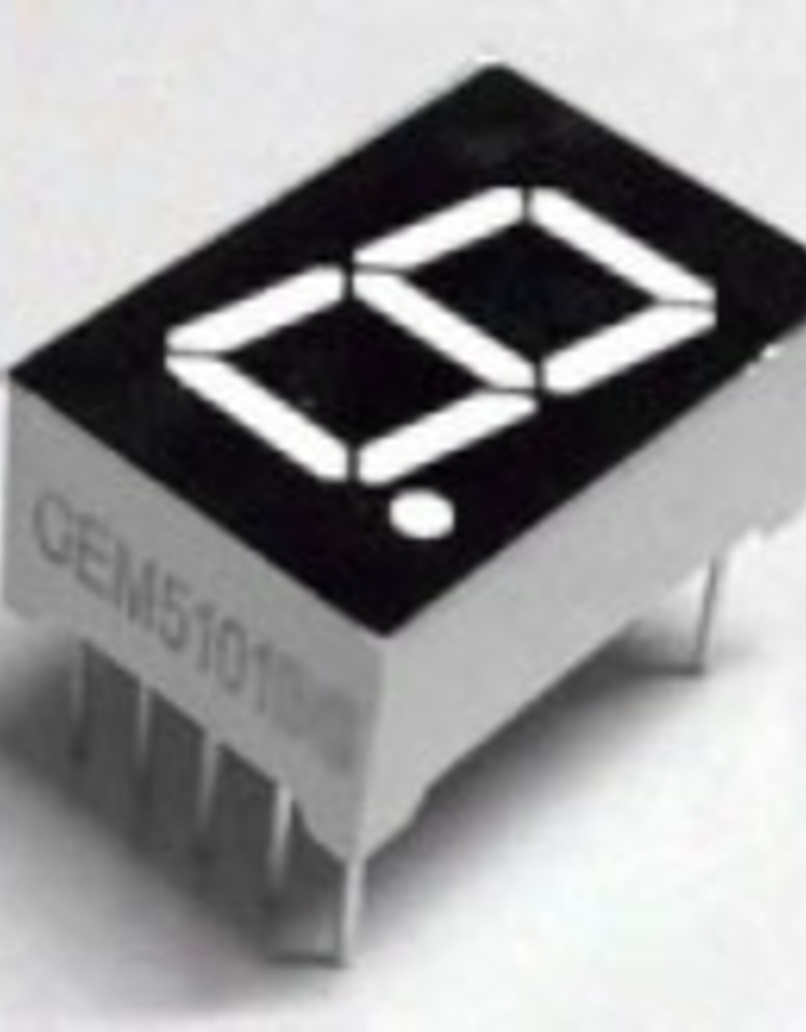 7 Segment Display Wit, 0.56" Common Anode