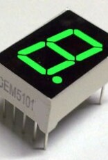 7 Segment Display Groen, 0.56" Common Cathode