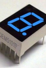 7 Segment Display Blauw, 0.56" Common Anode
