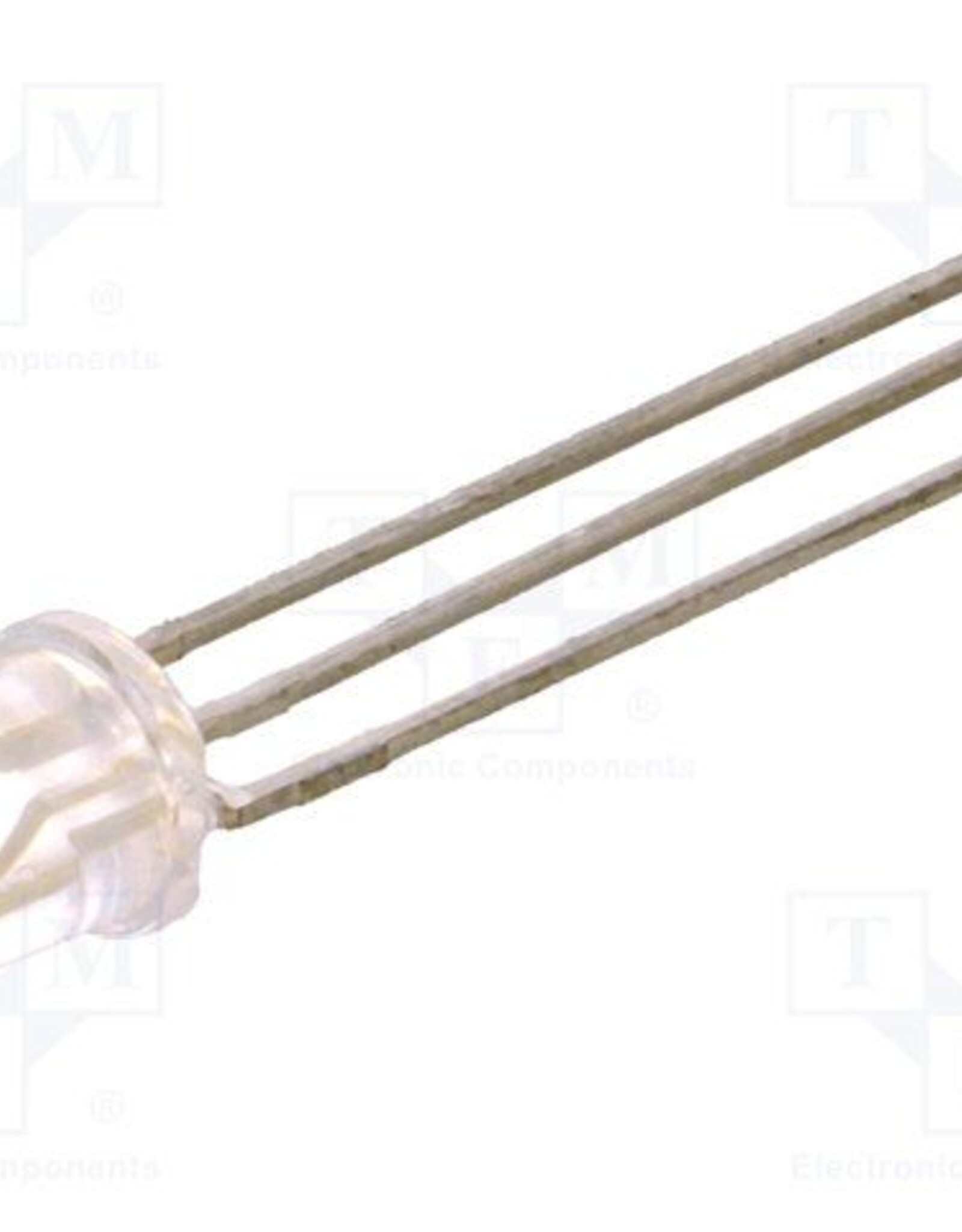 Led 5mm Rood/Koud Wit Difuus