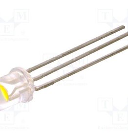 Led 5mm Rood/Koud Wit Difuus