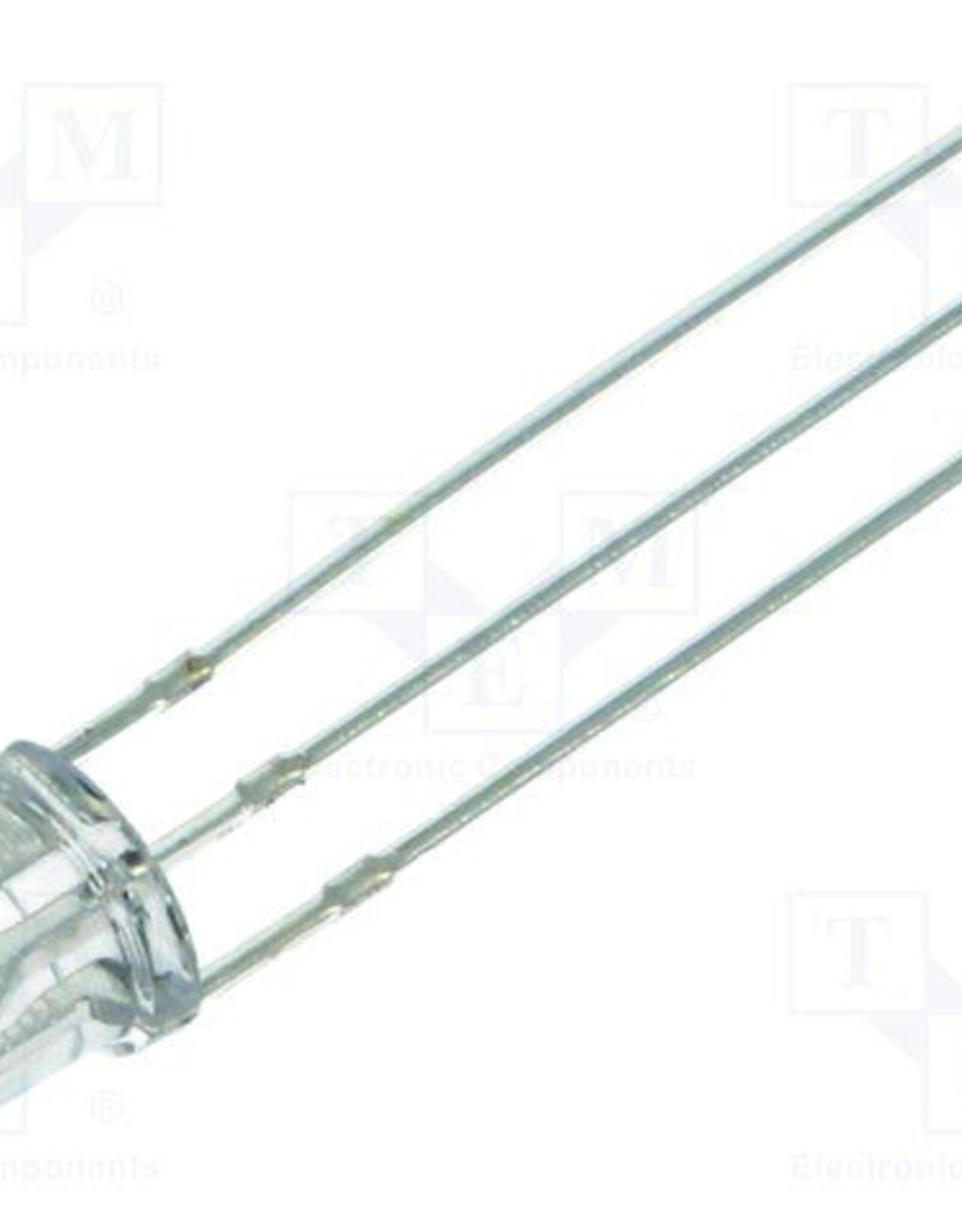 Led 5mm Rood/Warm Wit Helder