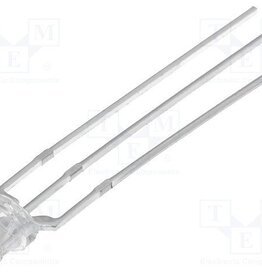 Led 3mm Rood/Koud Wit Difuus