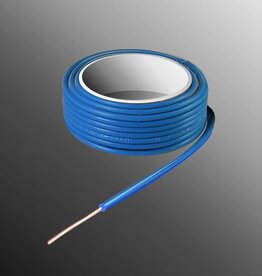 Project Draad H05V-U 2,5 x 0,5mm², Massieve Kern, Brand Vertragend - Blauw