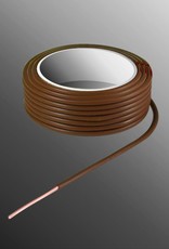 Project Draad H05V-U 2,5 x 0,5mm², Massieve Kern, Brand Vertragend - Bruin