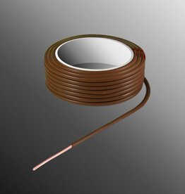 Project Draad H05V-U 2,5 x 0,5mm², Massieve Kern, Brand Vertragend - Bruin