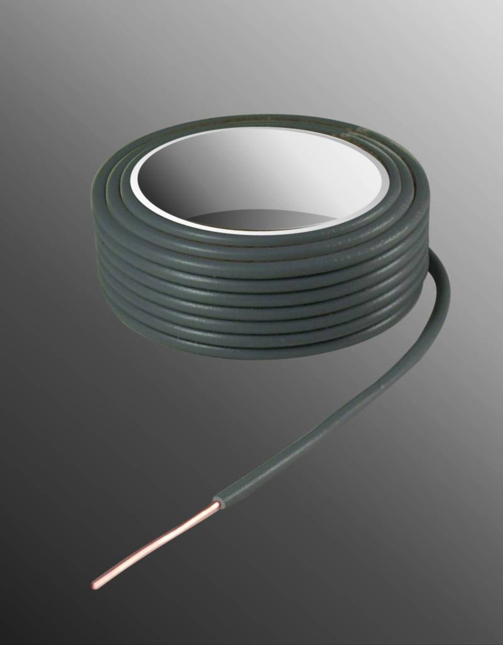 Project Draad H05V-U 2,5 x 0,5mm², Massieve Kern, Brand Vertragend - Grijs