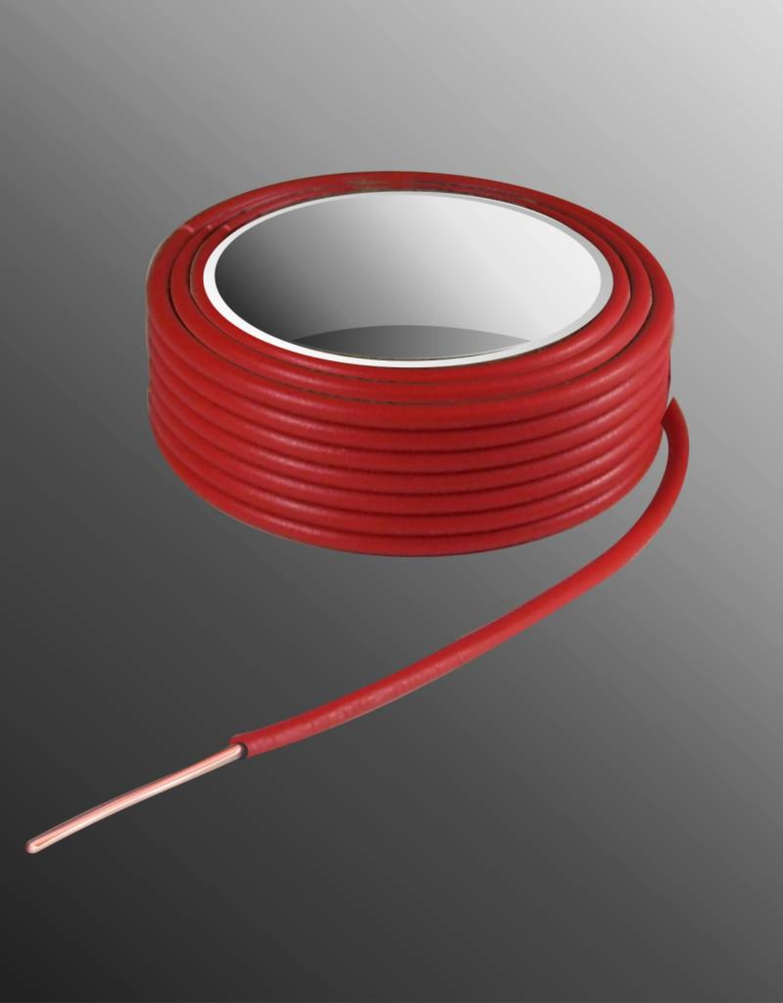 Project Draad H05V-U 2,5 x 0,5mm², Massieve Kern, Brand Vertragend - Rood