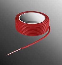 Project Draad H05V-U 2,5 x 0,5mm², Massieve Kern, Brand Vertragend - Rood