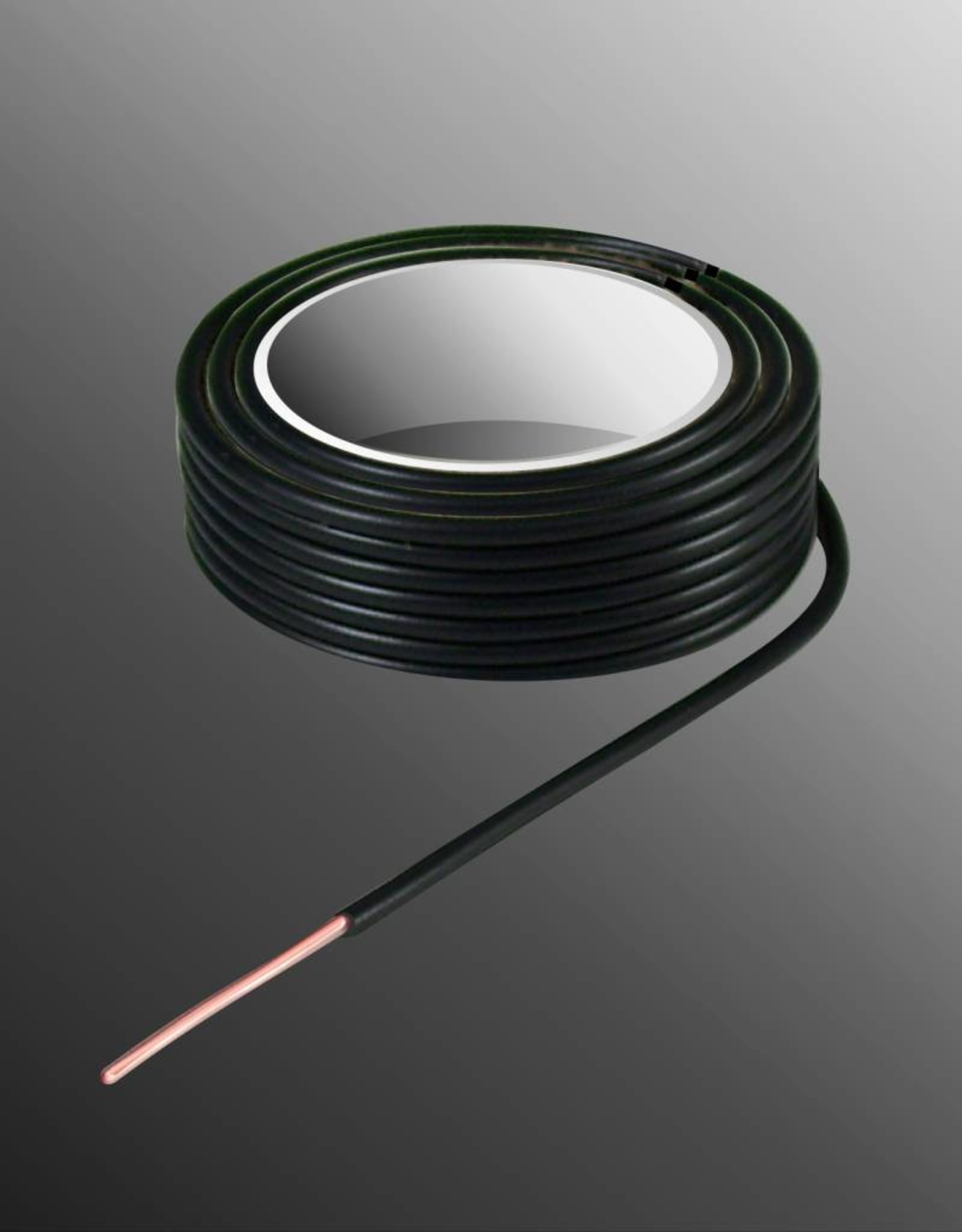 Project Draad H05V-U 2,5 x 0,5mm², Massieve Kern, Brand Vertragend - Zwart