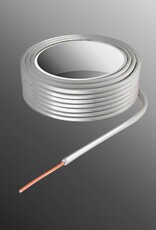 Project Draad H05V-U 2,5 x 0,5mm², Massieve Kern, Brand Vertragend - Wit