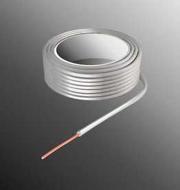Project Draad H05V-U 2,5 x 0,5mm², Massieve Kern, Brand Vertragend - Wit