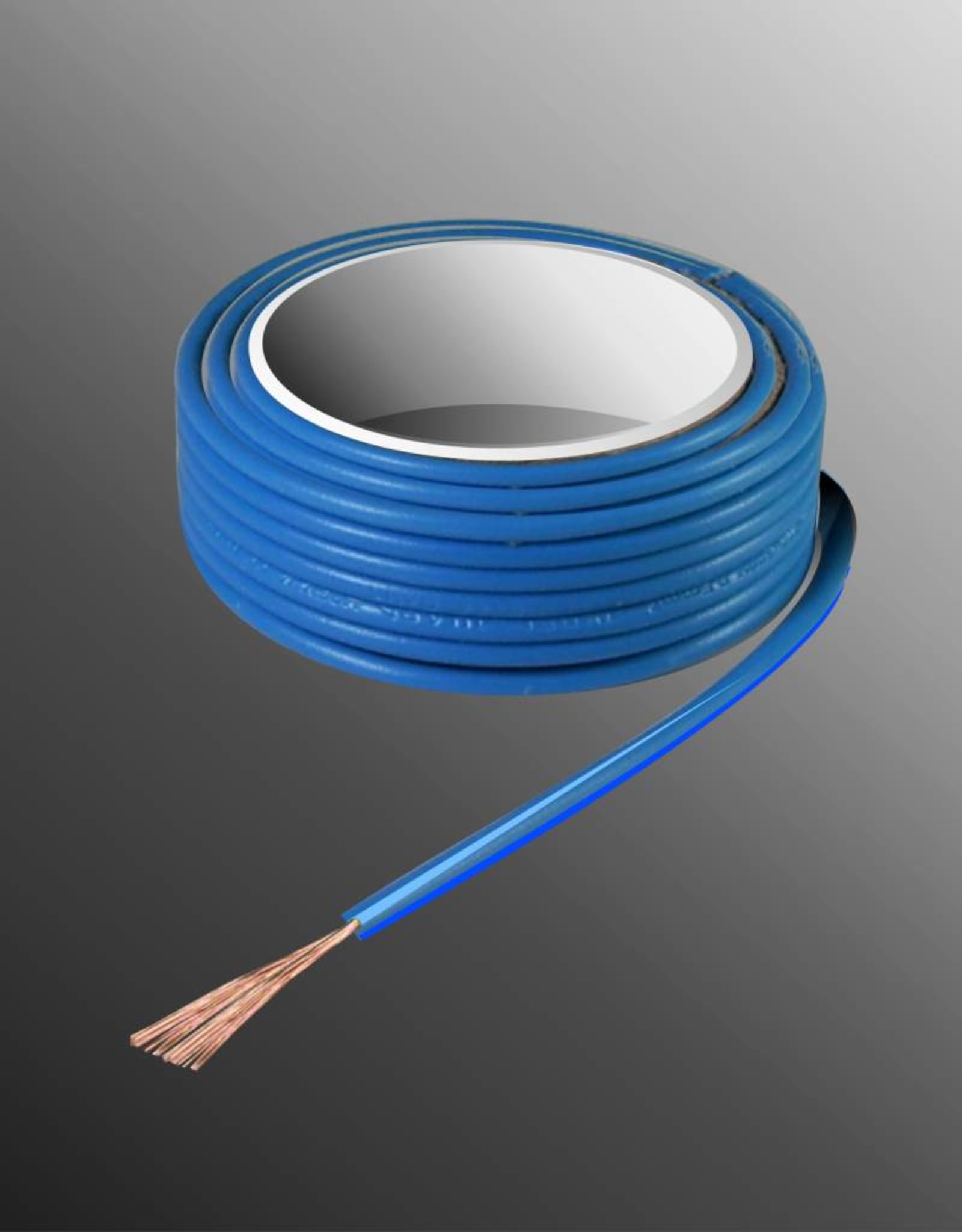 Project Draad H05V-K 2,5 x 0,5mm², Multivezel Kern, Brand Vertragend - Blauw