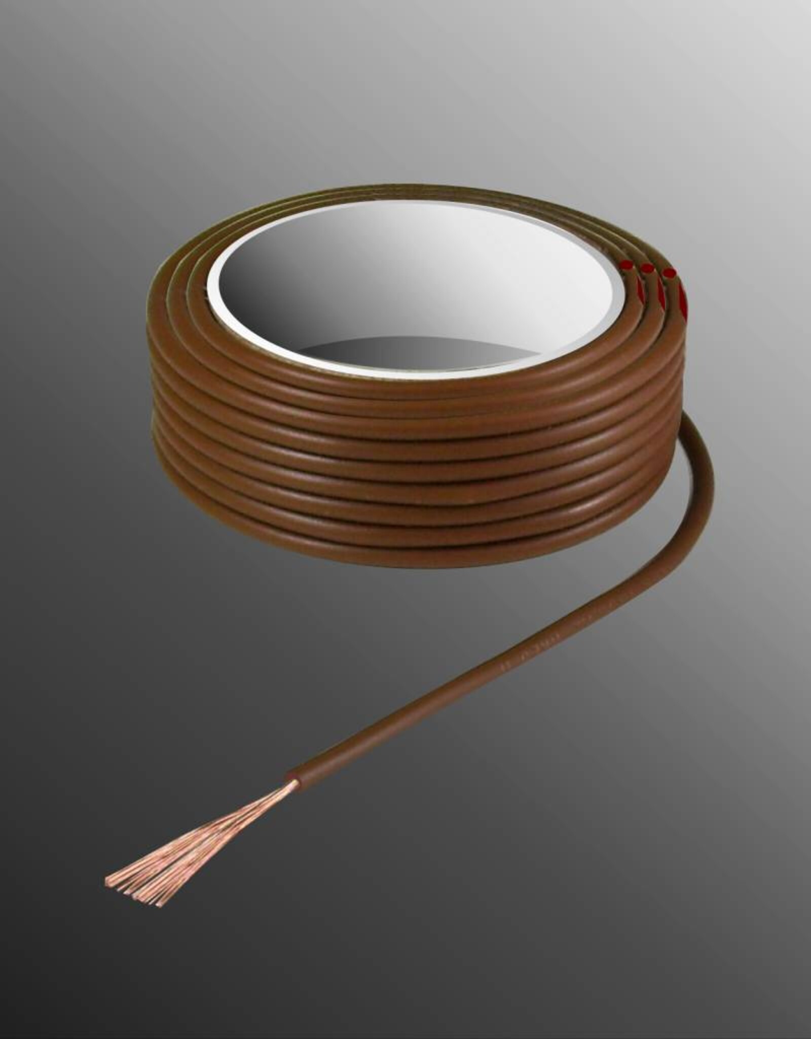Project Draad H05V-K 2,5 x 0,5mm², Multivezel Kern, Brand Vertragend - Bruin