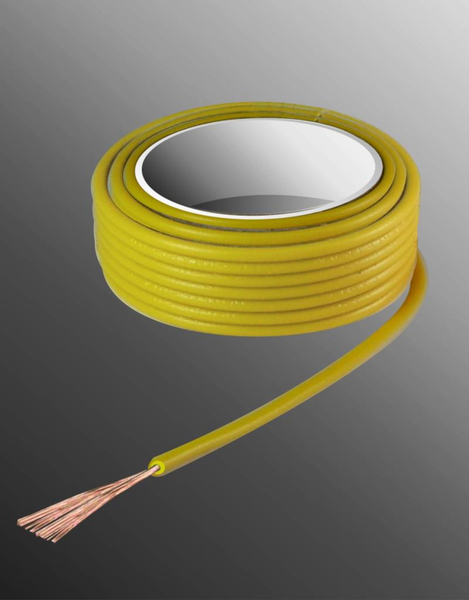 Project Draad H05V-K 2,5 x 0,5mm², Multivezel Kern, Brand Vertragend - Geel