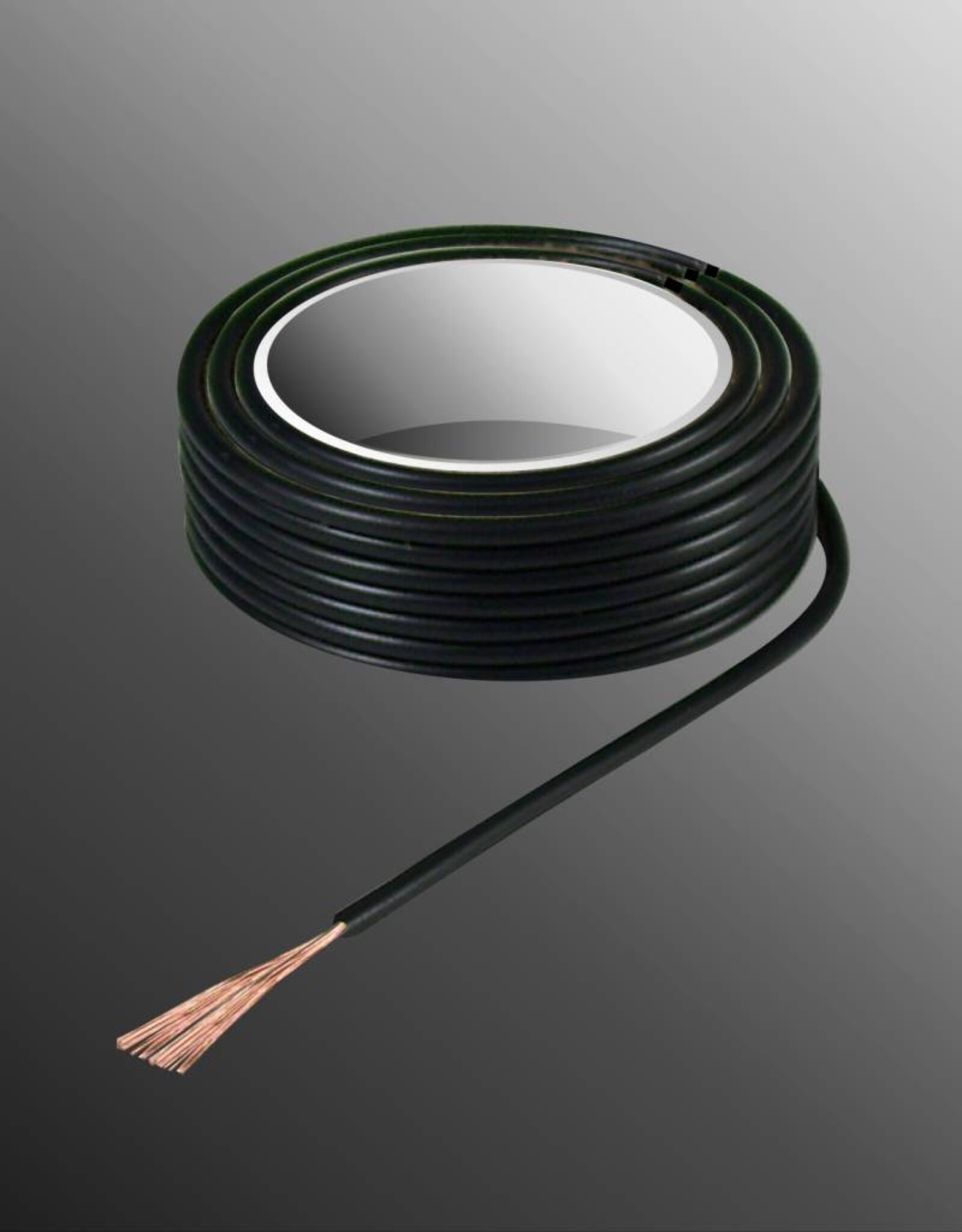 Project Draad H05V-K 2,5 x 0,5mm², Multivezel Kern, Brand Vertragend - Zwart