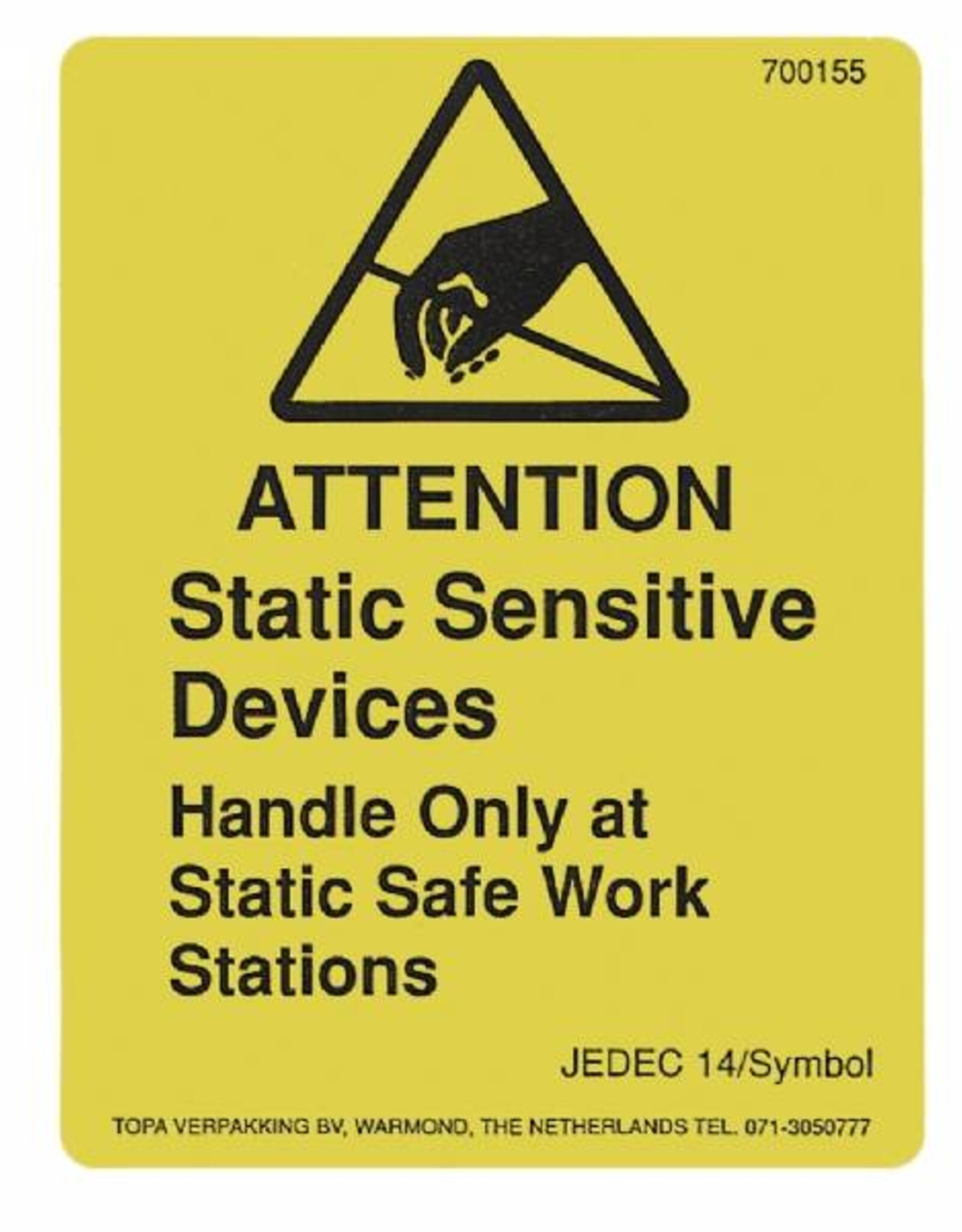 ESD Stickers 10 stuks