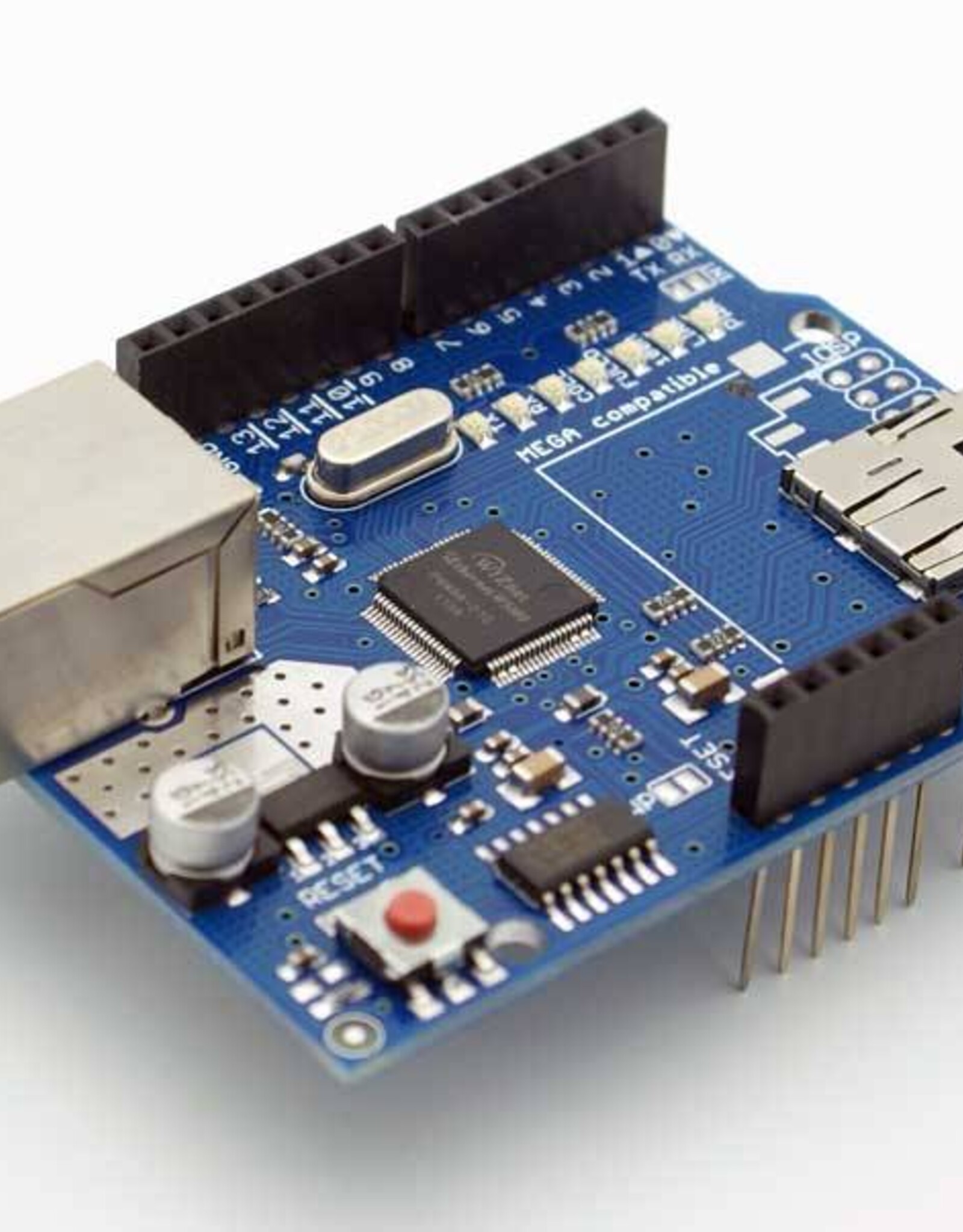 Ethernet Shield W5100 met micro SD-card reader