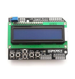 LCD Shield 2 x 16 Karakters wit op blauw