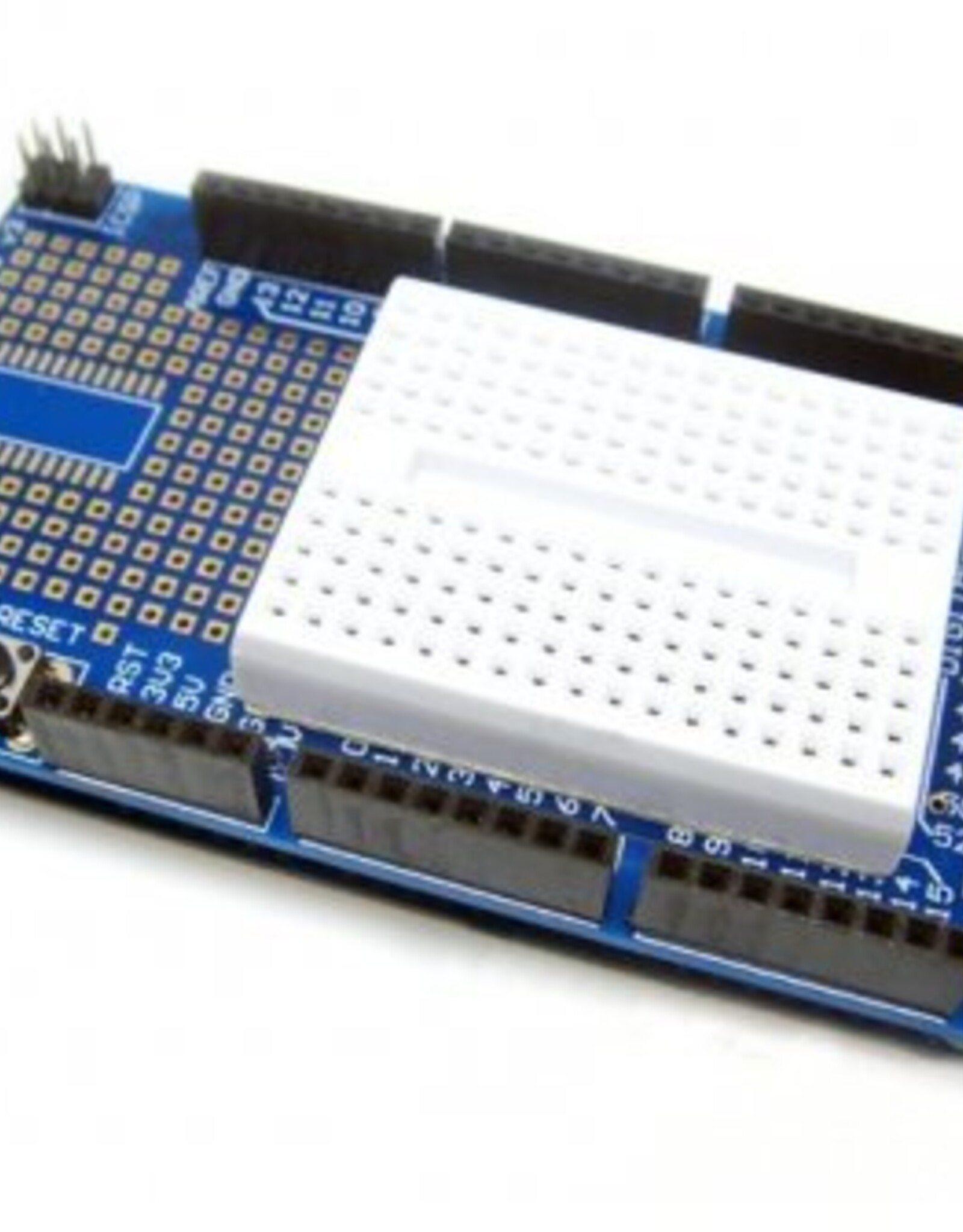 Prototype Shield Mega met mini Breadboard