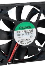 Borstelloze Ventilator 60x60x10mm 12V DC