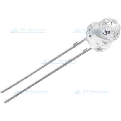 Optosupply Diamond Led 4.85mm Pink Clear