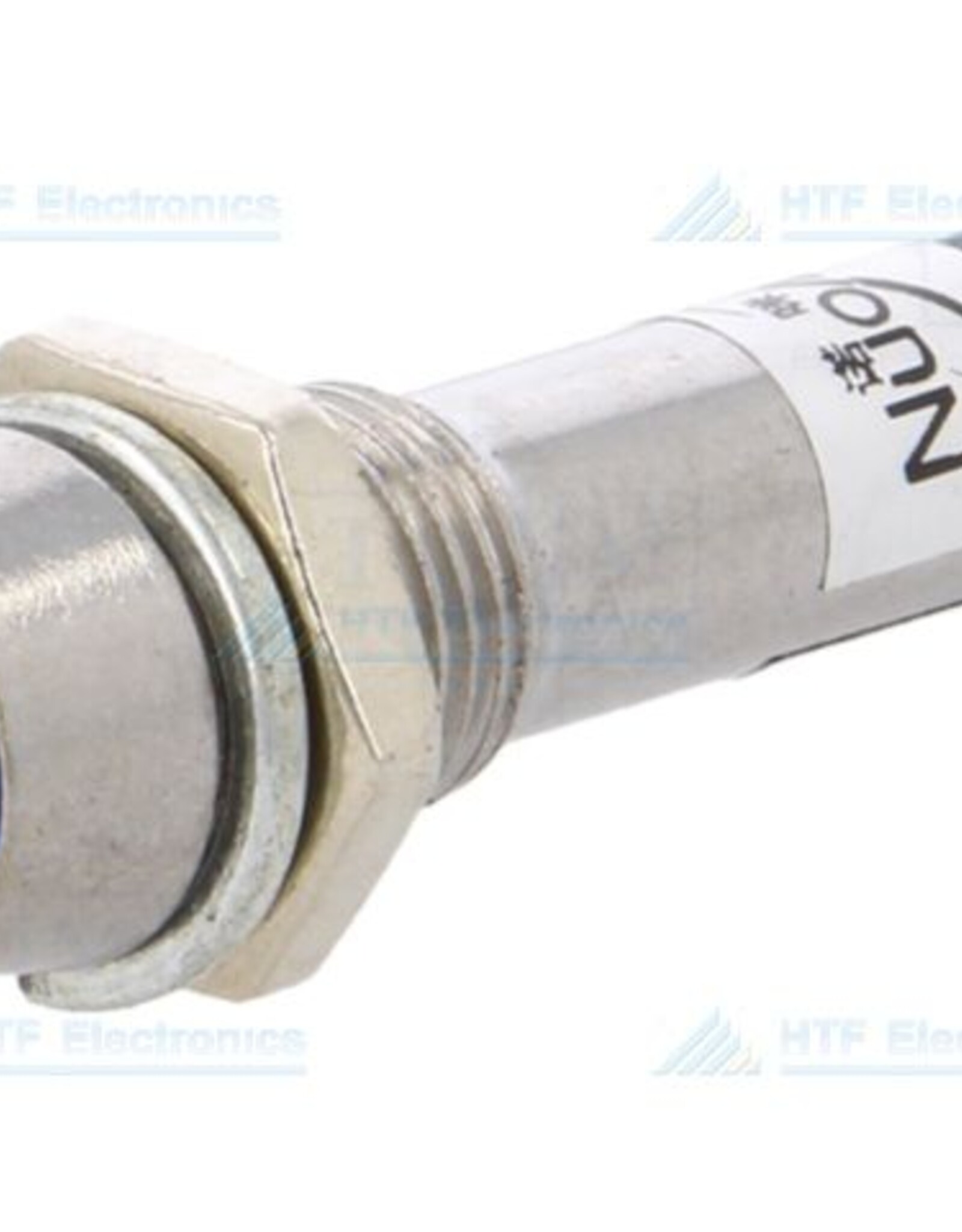 LED Indicator Blauw 12V, met metalen houder en geïntegreerde weerstand