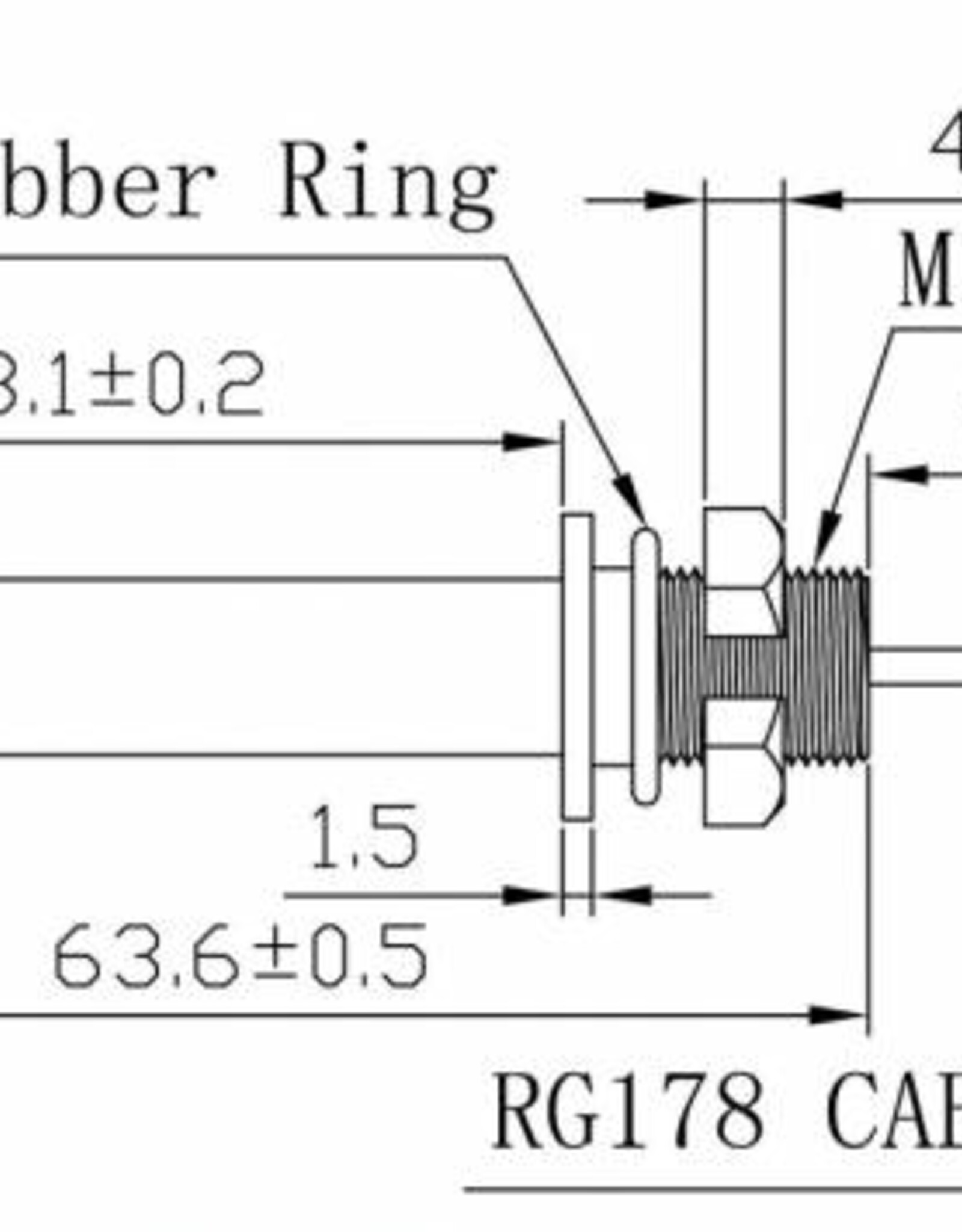 433 Mhz RF Antenne 2dBi