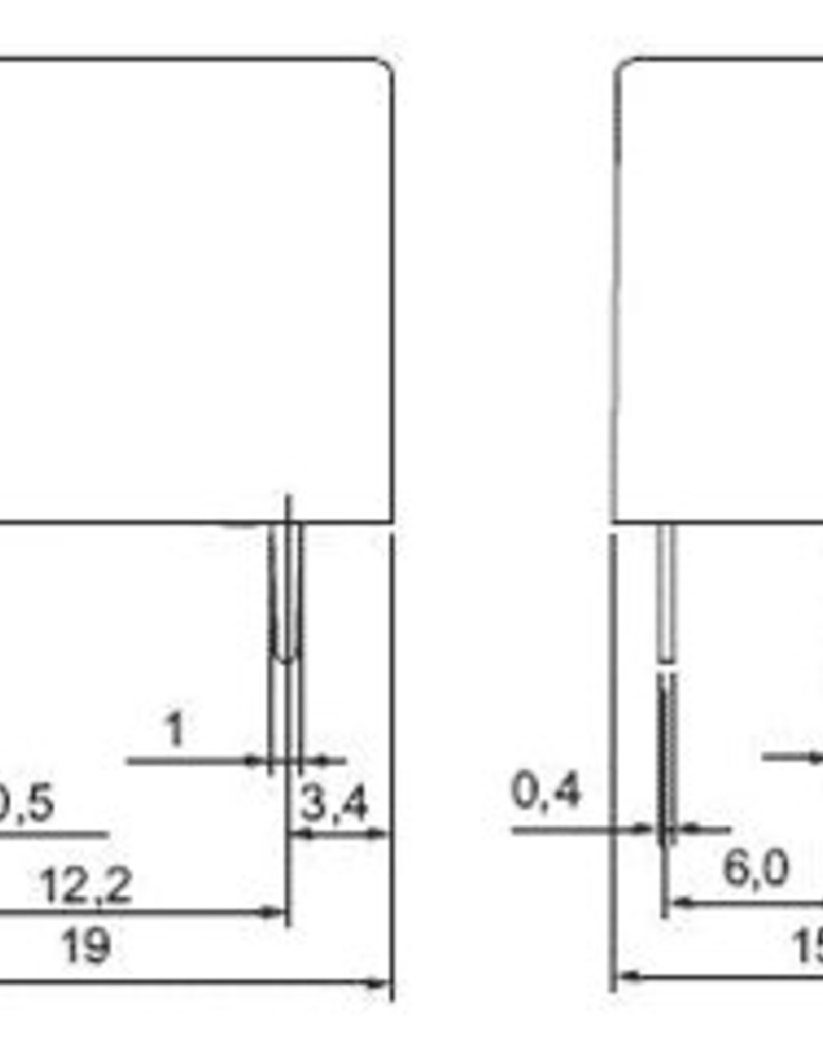 Print relais 3V 10A