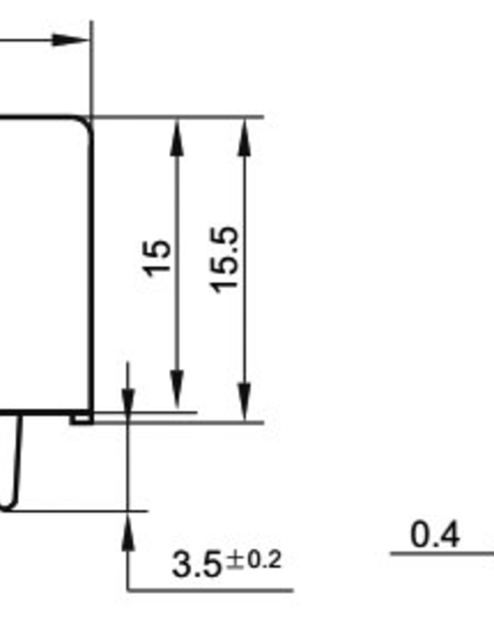 Print relais 6V 10A