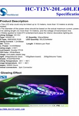 WS2811B LED Strip 60 LED's per Meter 12v