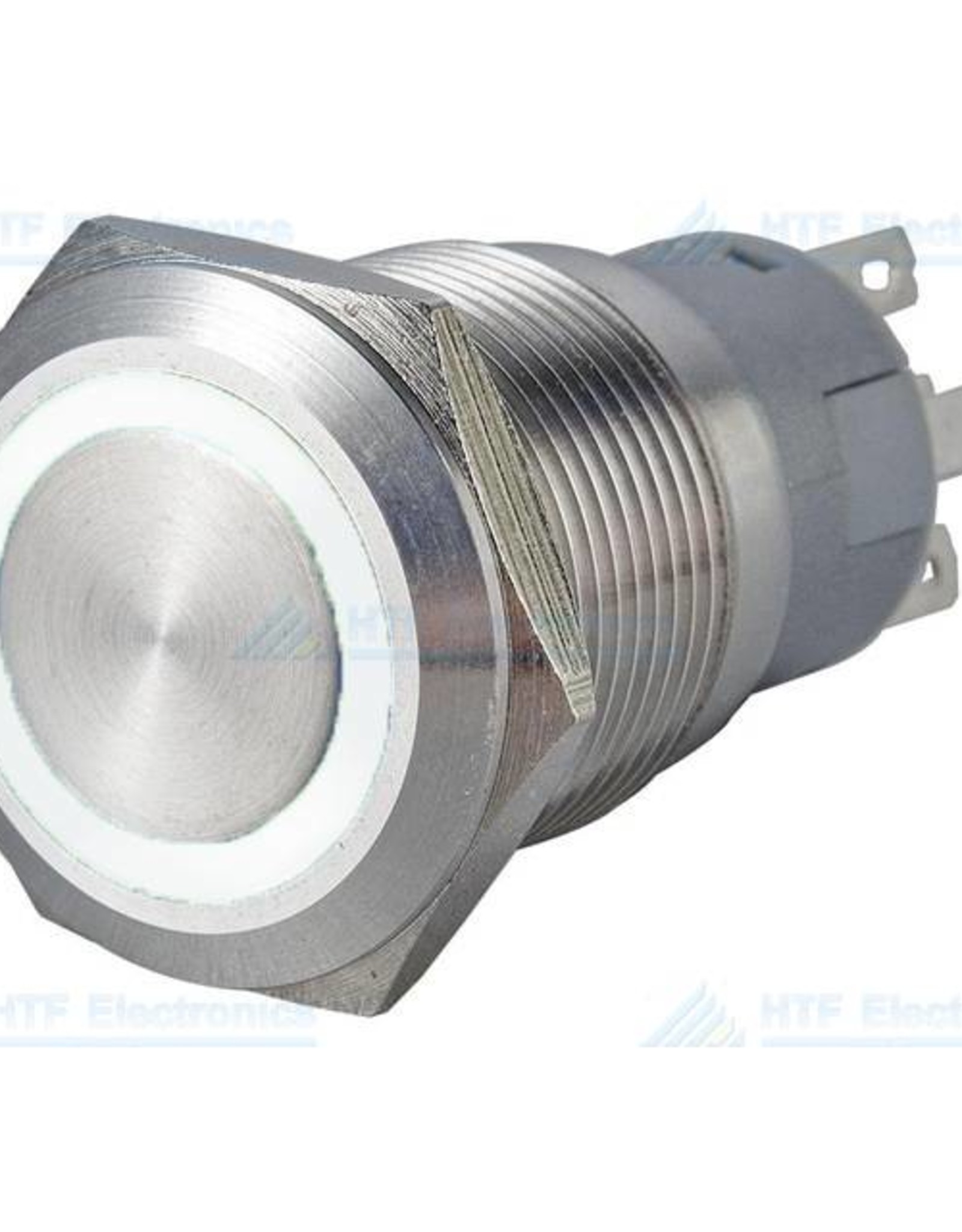 Drukschakelaar met Ringverlichting Wit