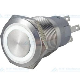 Drukschakelaar met Ringverlichting Wit