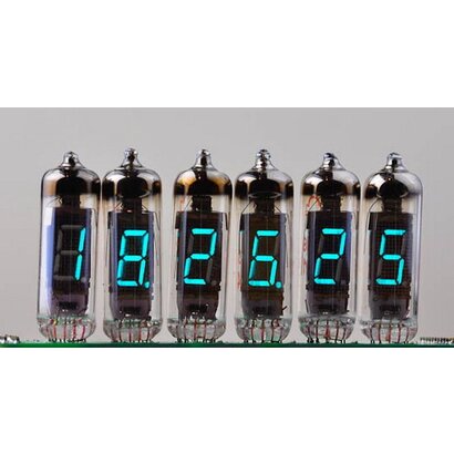 Nixie IV-3A (ИВ-3A) VFD Buis, Post USSR, Vintage