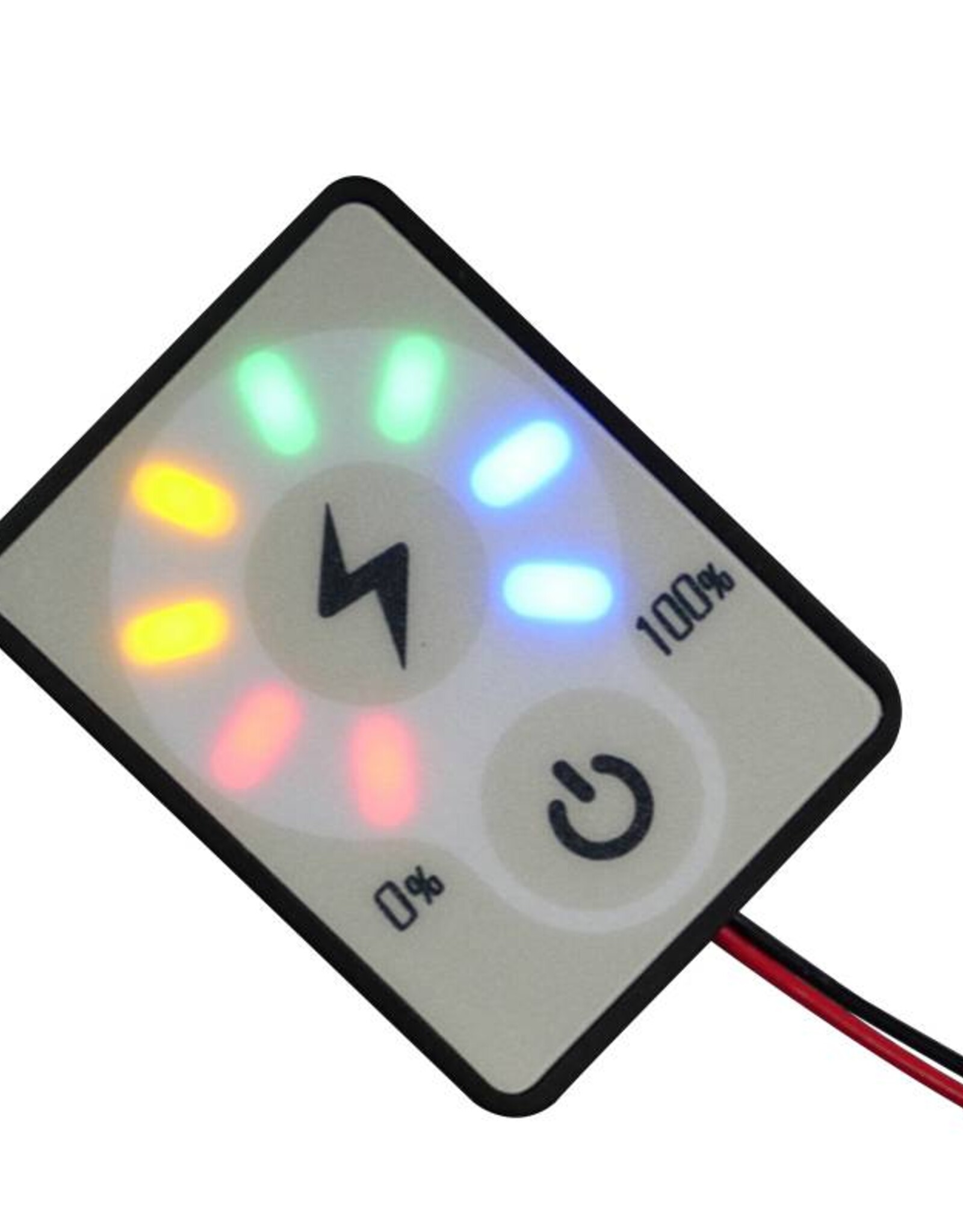 Accu Status Meter 12/24 Volt DC voor Lood of Lithium Accu's