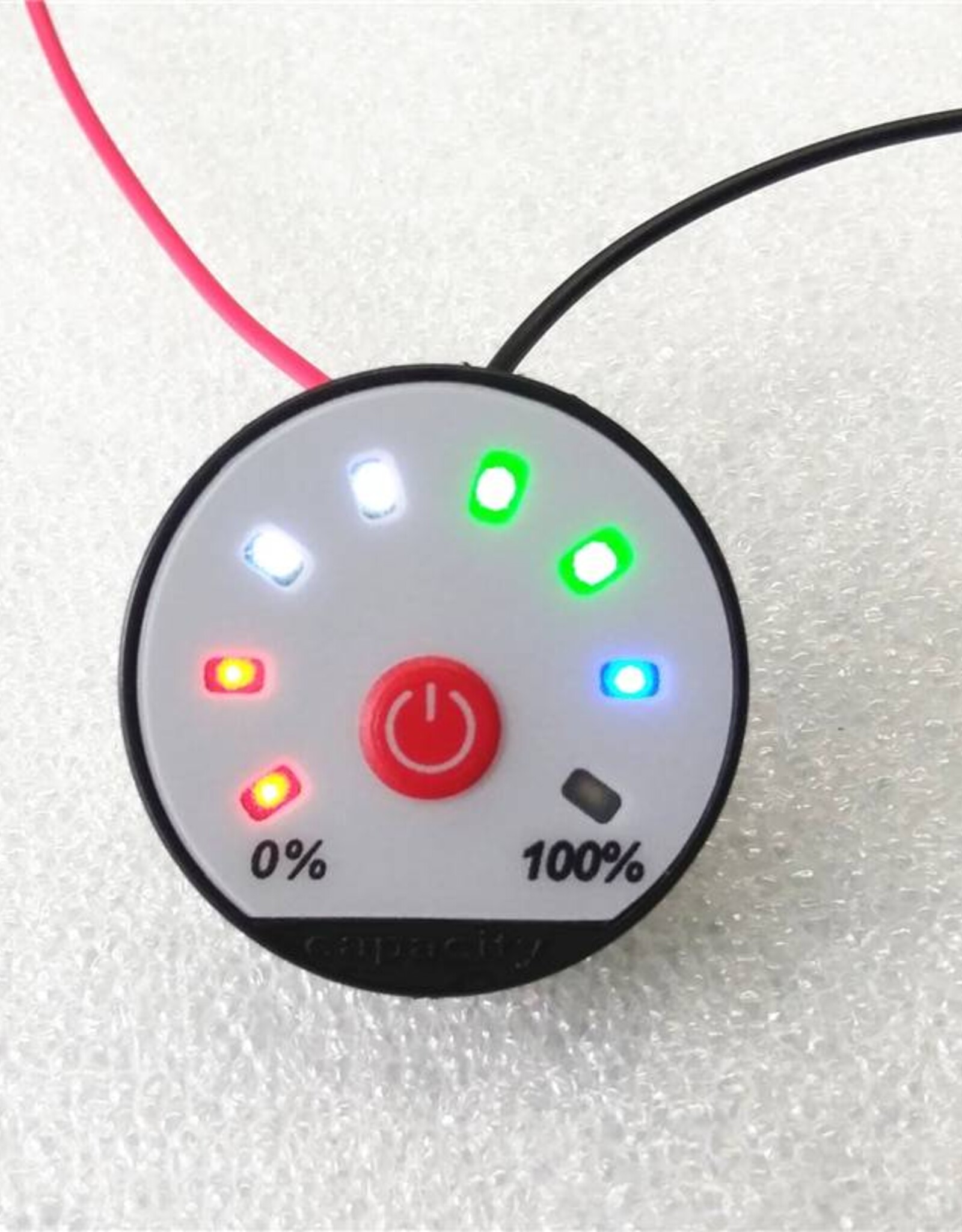 Accu Status Meter 8 tot 80 Volt DC, Programmeerbaar