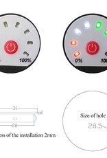 Accu Status Meter 8 tot 80 Volt DC, Programmeerbaar