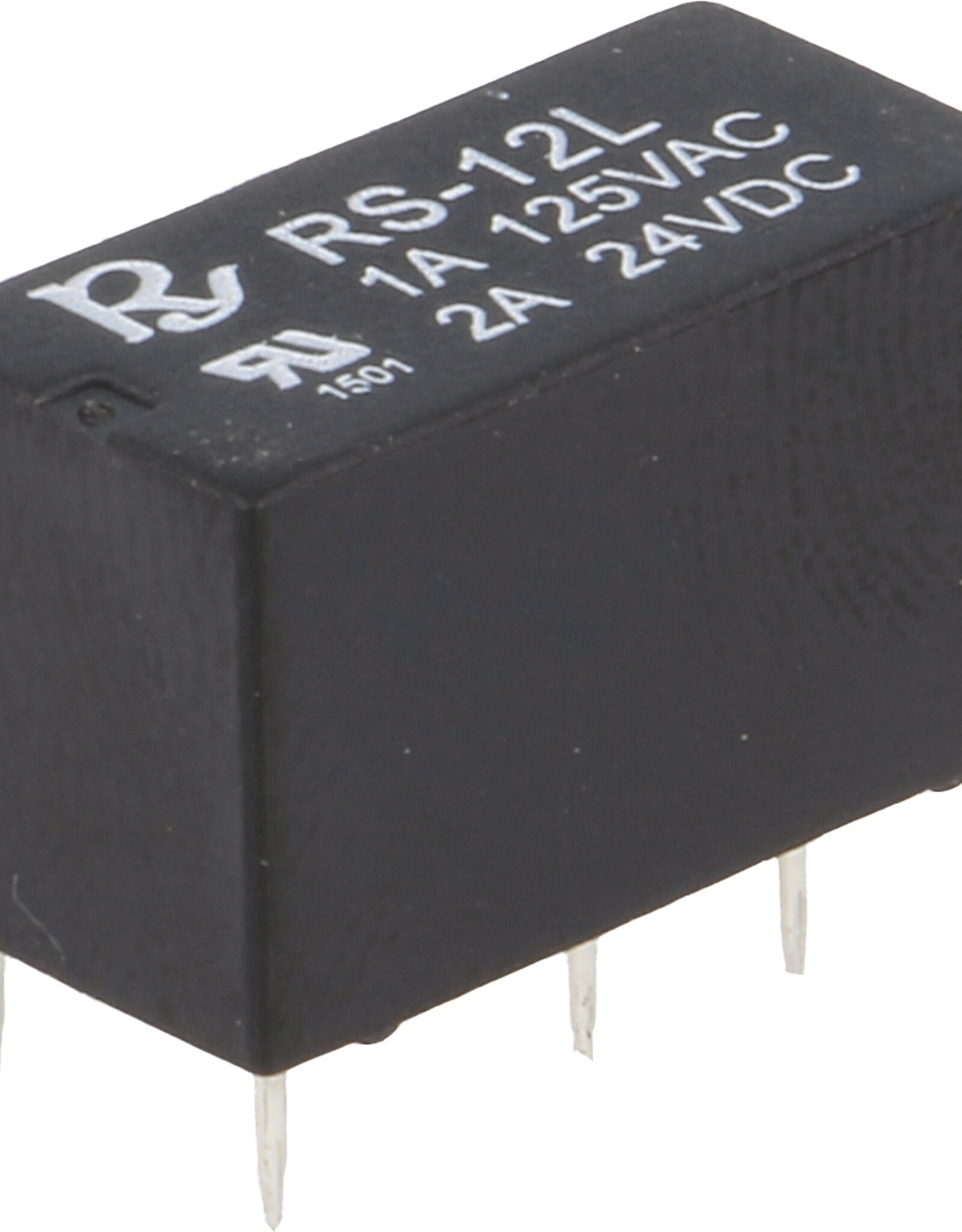 Relais 12V DC DPDT 1A Miniatuur, Rayex