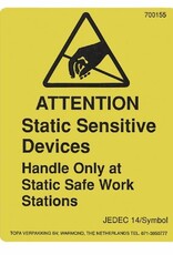 ESD Sticker met JEDEC nummer 700155